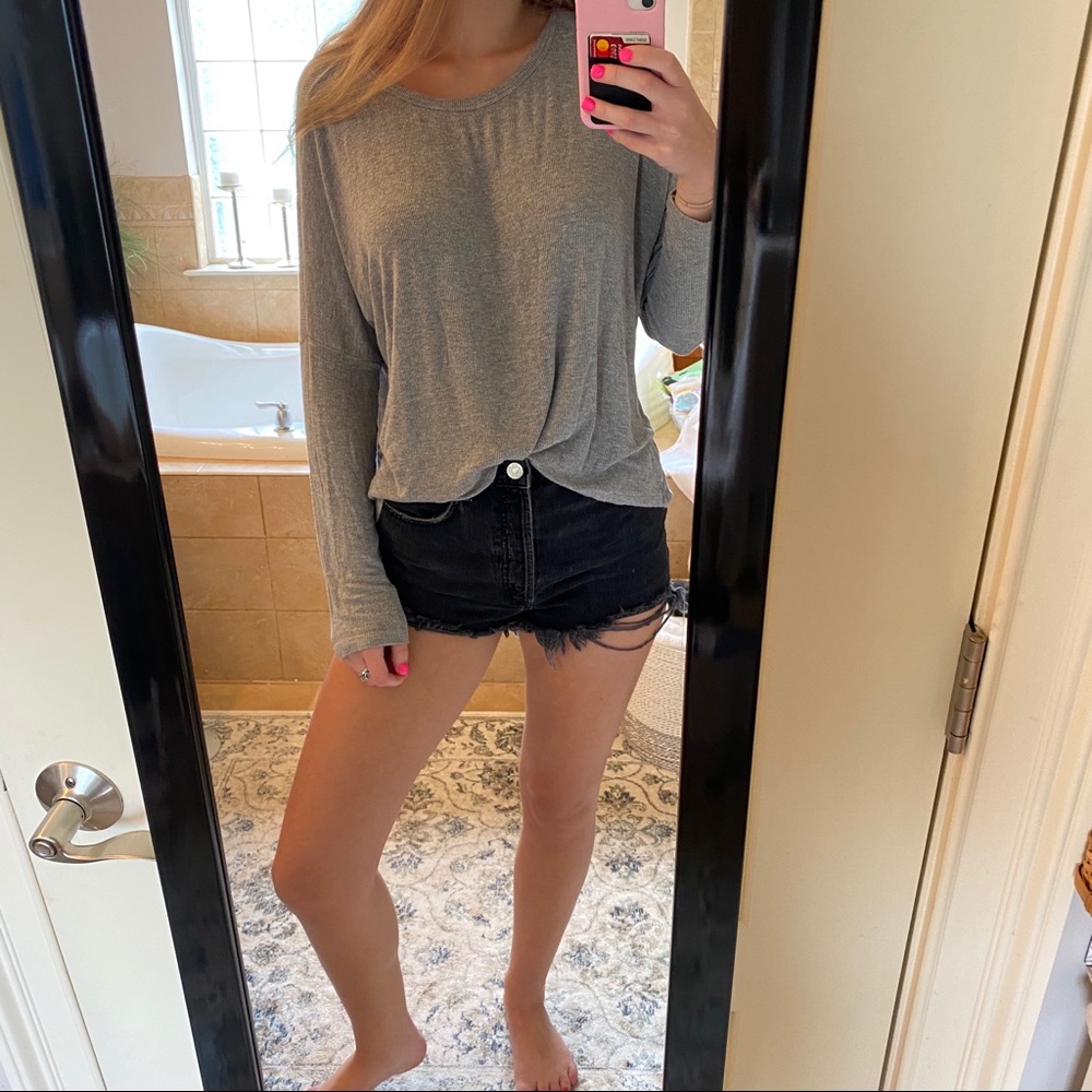 Brandy Melville Grey Long Sleeve